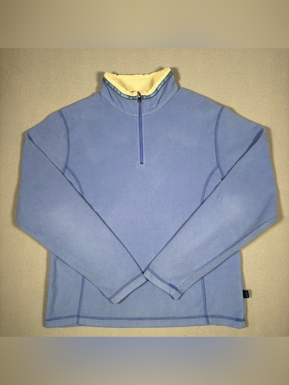 Kuhl Microchamois 1/4 Zip Fleece Pullover Women’s Medium Blue/Purple Hiking